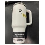 Hydro Flask 40oz All Around Travel Straw Tumbler - White: Double-Wall, BPA-Free