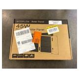 45-Watt TOPCon Portable Solar Panel Up to 25% Conversion Rate, IP68, Ideal Solar Power Source 