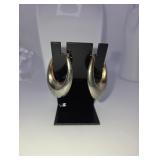Large oval hoops