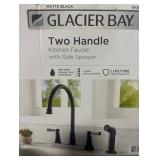 Glacier Bay Two Handle Kitchen Faucet W/ Side Sprayer