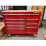 Husky 42 in. W x 18.1 in. D 8-Drawer Red Mobile Workbench Cabinet