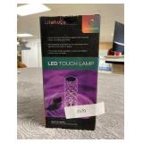 8.5 in. Crystal Indoor Touch Table Light Rose