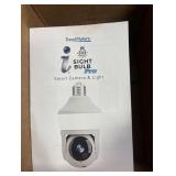 SIGHT BULB Motion Detecting 360-Degree Indoor/Outdoor Wi-Fi Home Security Camera with Light