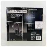 Glacier Bay Dorind 4 in Centerset Bathroom Faucet 2 Handle Matte Black