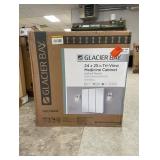 Glacier Bay 24.4 in. W x 25.2 in. H Rectangular Medicine Cabinet