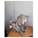 Wolf statue