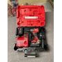 Milwaukee M18 FUEL 18V Lith-Ion Brushless Cordless 1/2 in. Hammer Drill/Driver w/ 2 FORGE 8. 0Ah Battery & Charger