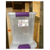 Clear-View Storage Containers-27 Quart