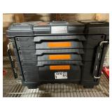 RIDGID Pro Gear System Gen 2.0 14.6 in. W Black Resin XL 3 Drawer