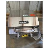 2-Burner Portable Propane Gas Table Top Grill in Stainless Steel