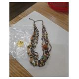 Multi bead necklace