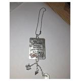 Silver keychain