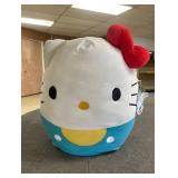 Squishmallows Original Sanrio 14in Hello Kitty in Blue Overalls Official Jazwares Plush (Large)