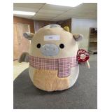 Squishmallow 16 inch Buck Cream Dragon Plaid Scarf Christmas 2025