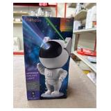9.25 in. Sound React Multi-Color Integrated T10 1W LED Astronaut Galaxy Night Light