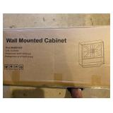 Bathroom Wall Cabinet, 23" x 25" Farmhouse Over The Toilet Storage Cabinet