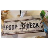 Poop Deck Sign