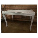 Blue side table
