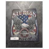 Crystal Art Times 12"x15" Sturgis Eagle Metal Sign