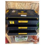 DEWALT Toughsystem 2.0, 12.3 in. W Tool Box 3-Drawer