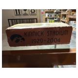 Authentic brick from Kinnick stadium