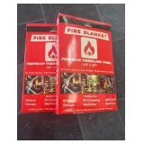 Adamax 40 in. x 40 in. Fire Blanket (2-pack)