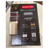 Brilliance 4-Piece Pantry Food Storage Container Set