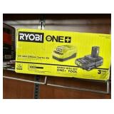 RYOBI ONE+ 18V Lithium-Ion 2.0 Ah Compact Battery and Charger