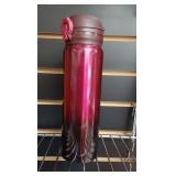 Festive Voice Stainless Steel Tumbler with Flip-Top Lid