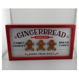 Festive Voice Gingerbread Bakery Decorative Sign