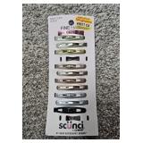 MISSING SOME Scunci Metal Open-Center Snap Clip Barrettes