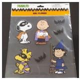 Peanuts Halloween Themed Gel Clings Package