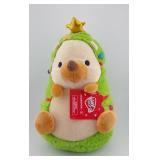 Play Right Hedgehog Plush Toy with Christmas Tree Outfit