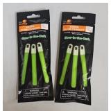2 PACKS Happy Halloween Green Glow Pendants