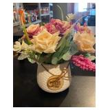 Imitation flower display