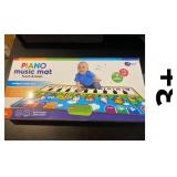 Toddler piano music mat