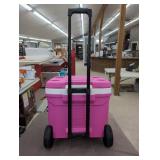 Sun Squad Latitude 94 Cans/60qt Rolling Cooler - Pink Fizz