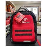 Milwaukee PACKOUT 10.3 in. W X 19 in. H Ballistic Nylon Backpack Tool Bag 48 pocket 
