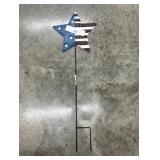 American Flag Lawn Star Garden Stake Lawn Ornament