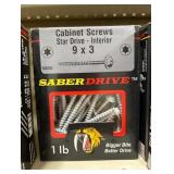 Cabinet Screws 9x3