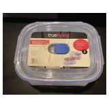 True Living snap lid vented food storage 2 pack