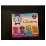 Baked With Love Bright Food Coloring Gel, 4 count
