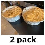 Decorative wicker baskets
