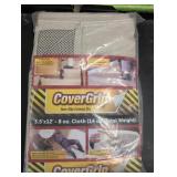 CoverGrip 3.5 ft. W X 12 ft. L X 1.5 mil 8 oz Safety Canvas Drop Cloth 1 pk
