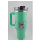 Disney Stitch and Angel Christmas Tumbler