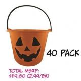40 Pack Orange Halloween Jack-o