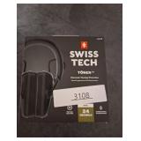Swiss Tech T nen SE Electronic Ear Muffs, Sound Boost 13-Level, NRR 24dB, FDE Colorway