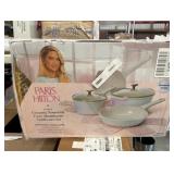 Paris Hilton Clean Ceramic Nonstick Cast Aluminum Cookware Set