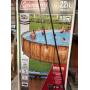 Coleman Power Steel 22 ft. x 52 in. Round Metal Frame Above Ground Pool Set