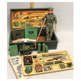  Original GI Joe with Footlocker & Accessories 1964